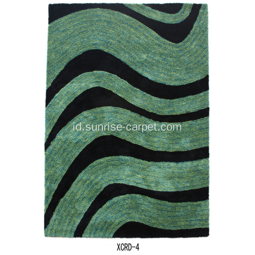 Karpet Microfiber Dengan Desain Morden